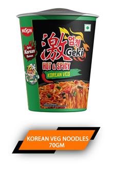 Nissin Cup H&s Korean Veg Noodles 70gm